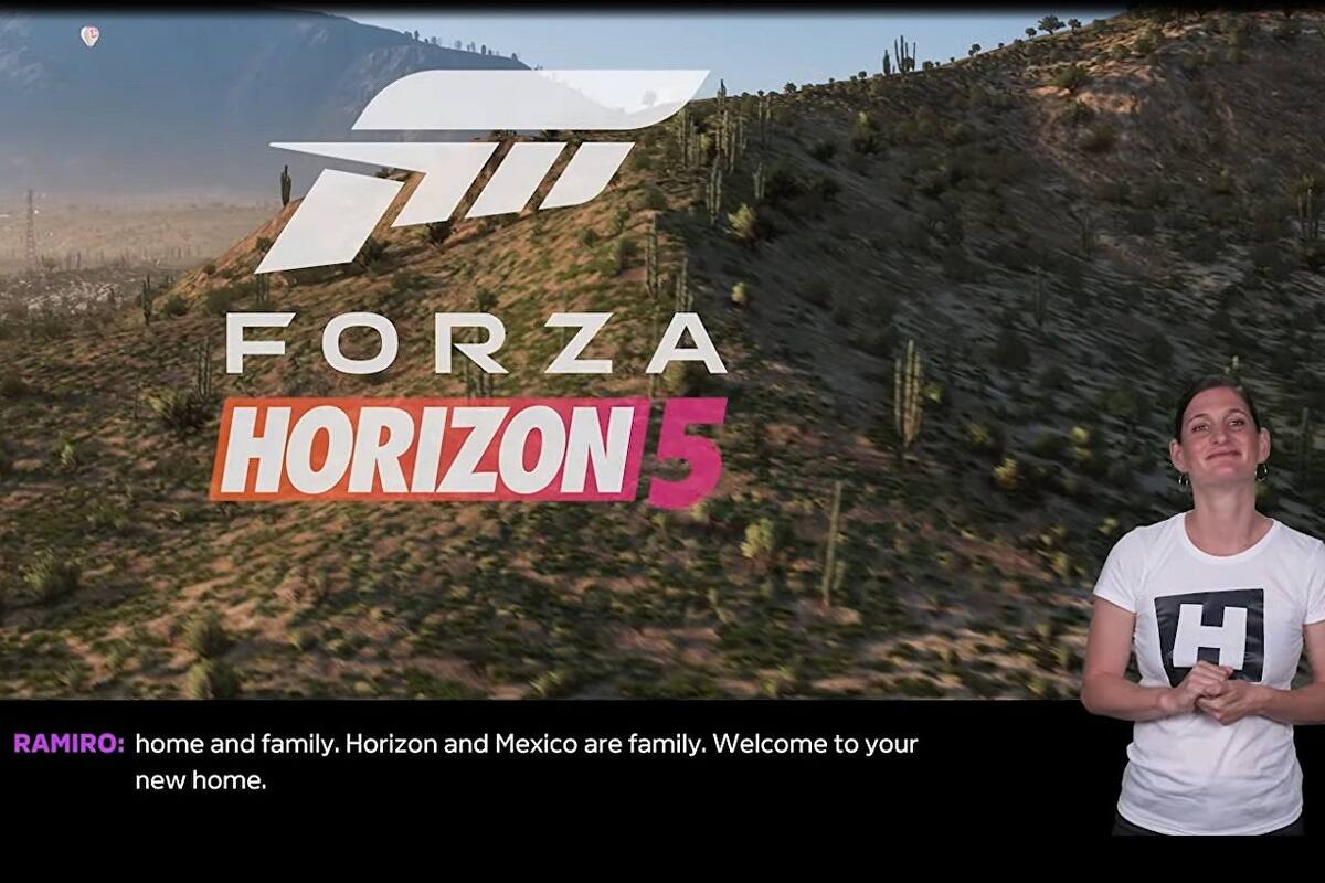 Forza Horizon 5 es más accesible que nunca con la llegada de lenguaje de señas