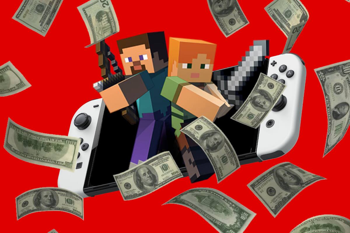 Minecraft es de Microsoft, pero la versión de Xbox es la que menos dinero genera en consolas