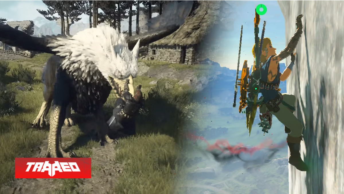 Mientras en Zelda escalar ayuda a sentir libertad dentro del mundo, Dragon's Dogma 2 decidió optar por la epicidad en batallas