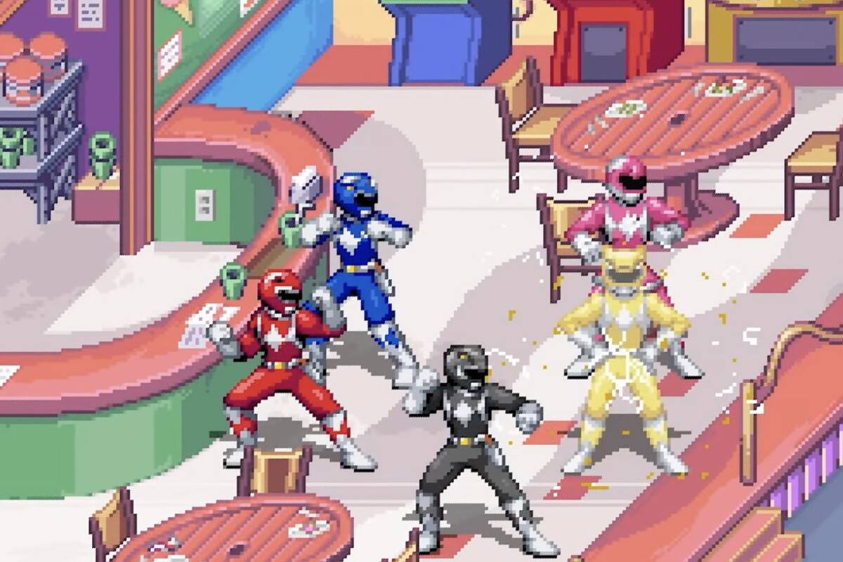 Los Power Rangers tendrán un nuevo juego que recuerda a los beat 'em up de 16 bits