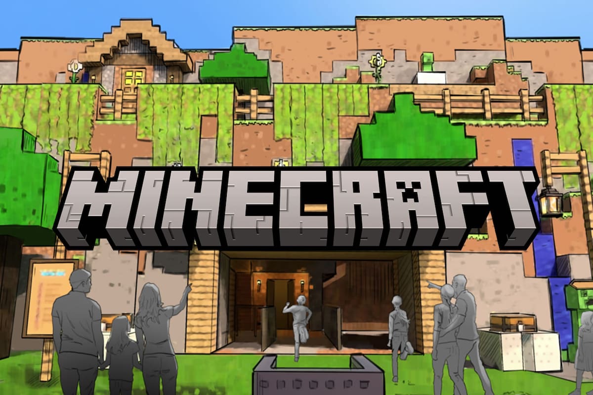 Minecraft toma el camino de Nintendo y anuncia un parque temático que abrirá en 2027 y tendrá inversión millonaria