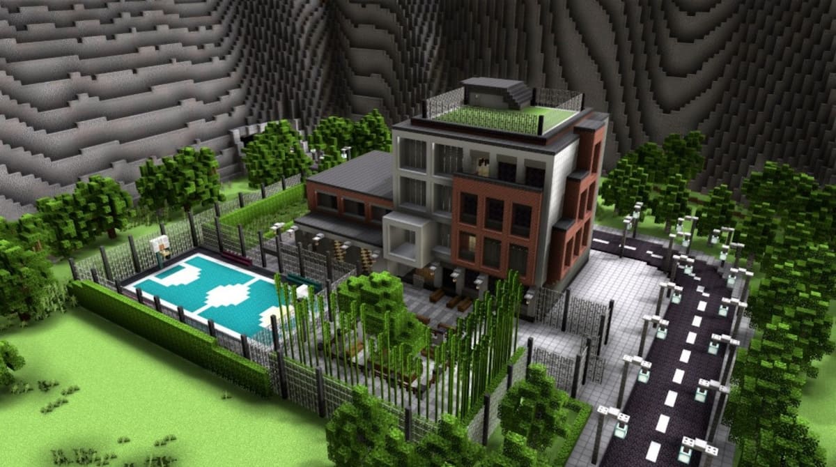 Minecraft escuela