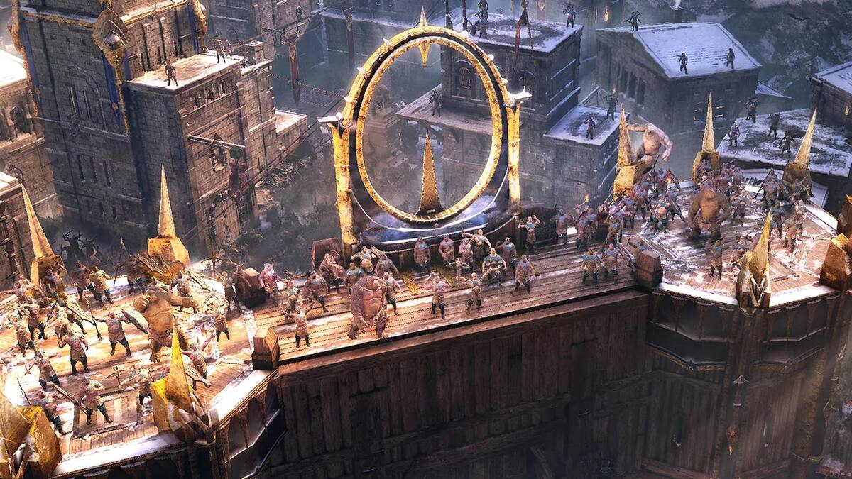 Mira a Talion y Celebrimbor usar el poder del Nuevo Anillo