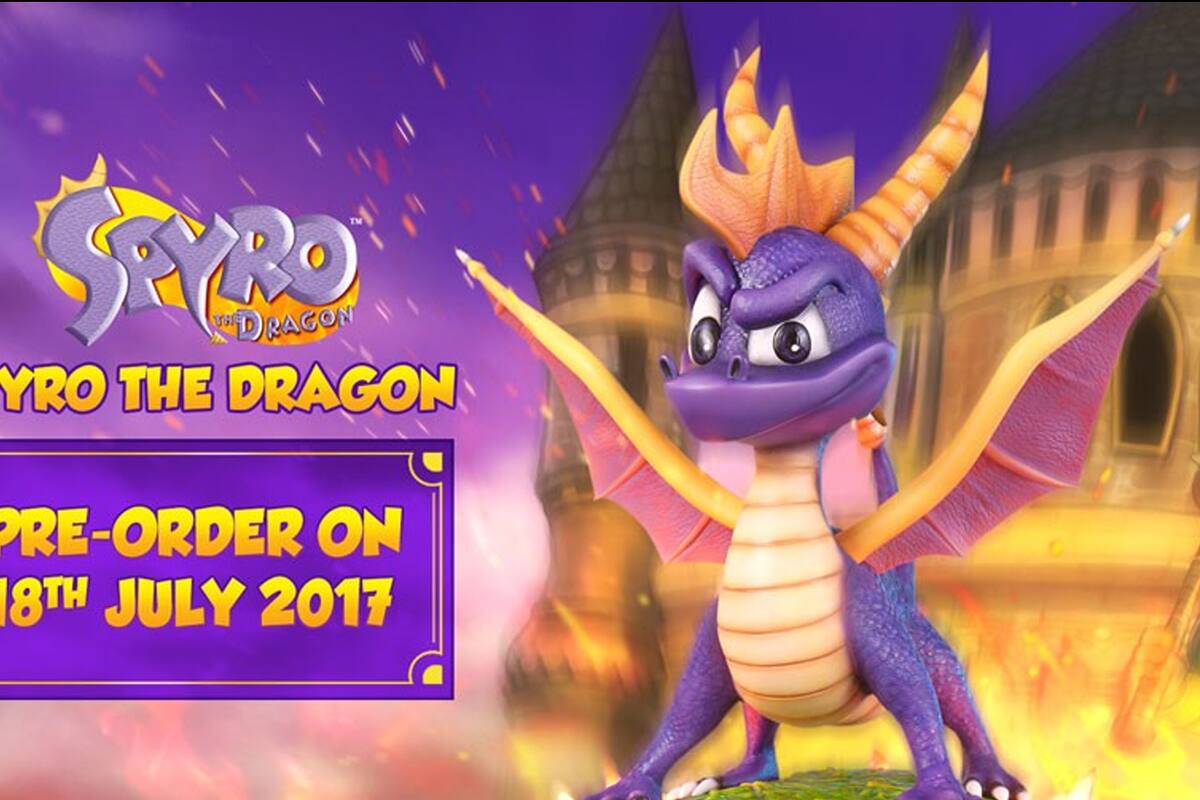 Rinde homenaje a tu infancia con esta estatua de Spyro the Dragon