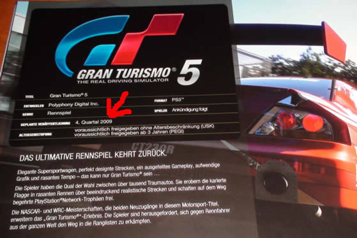 Turismo por Gran Turismo 5