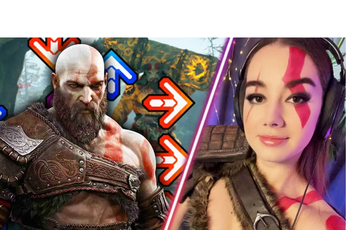 Una streamer hizo cosplay de Kratos y acabó God of War con los pies