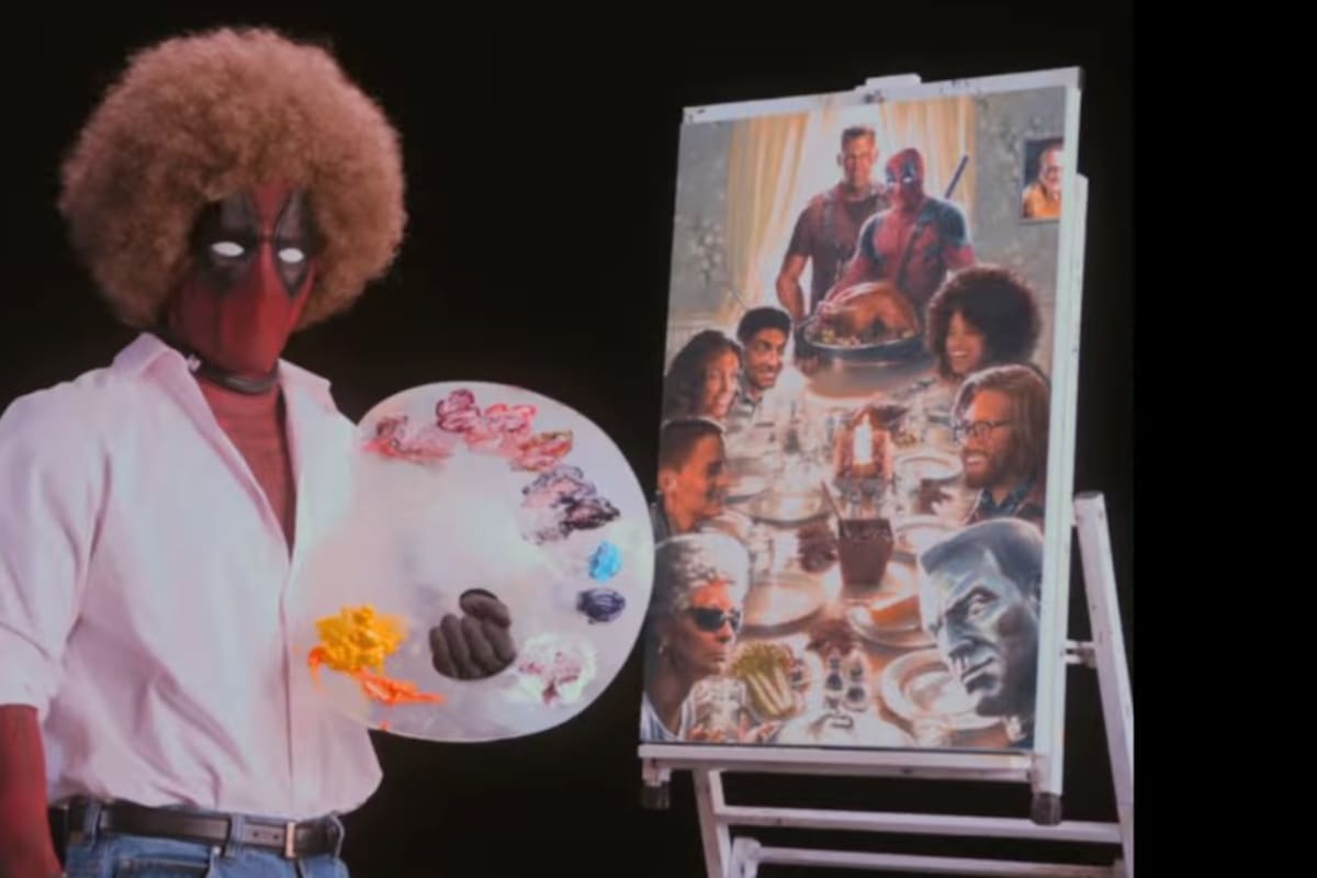 Deadpool homenajea a Bob Ross en primer teaser de su secuela