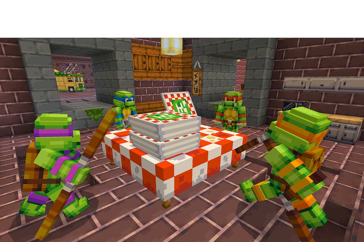 Las Tortugas Ninja llegan a Minecraft por el debut de TMNT: Mutant Mayhem