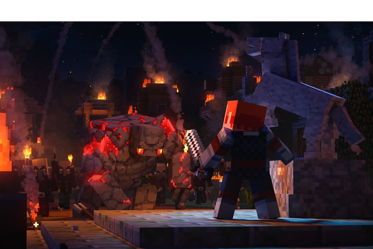 Así de atractivo y completo será el lore de Minecraft Dungeons
