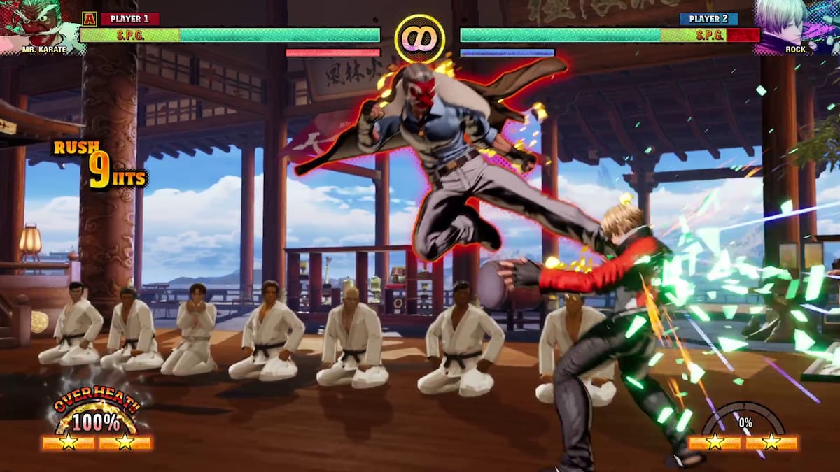 Mr. Karate ataque