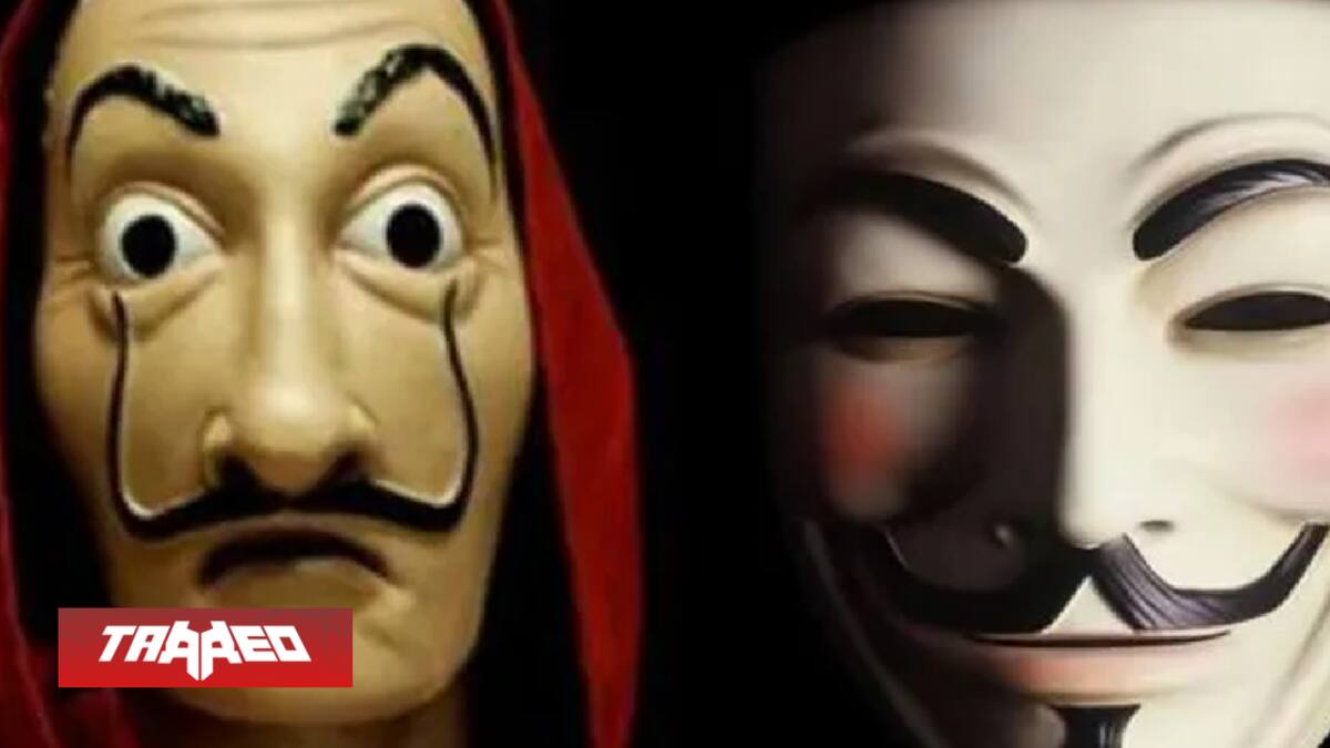 Muchos comentaron que las mascaras se parecen a las de la serie española