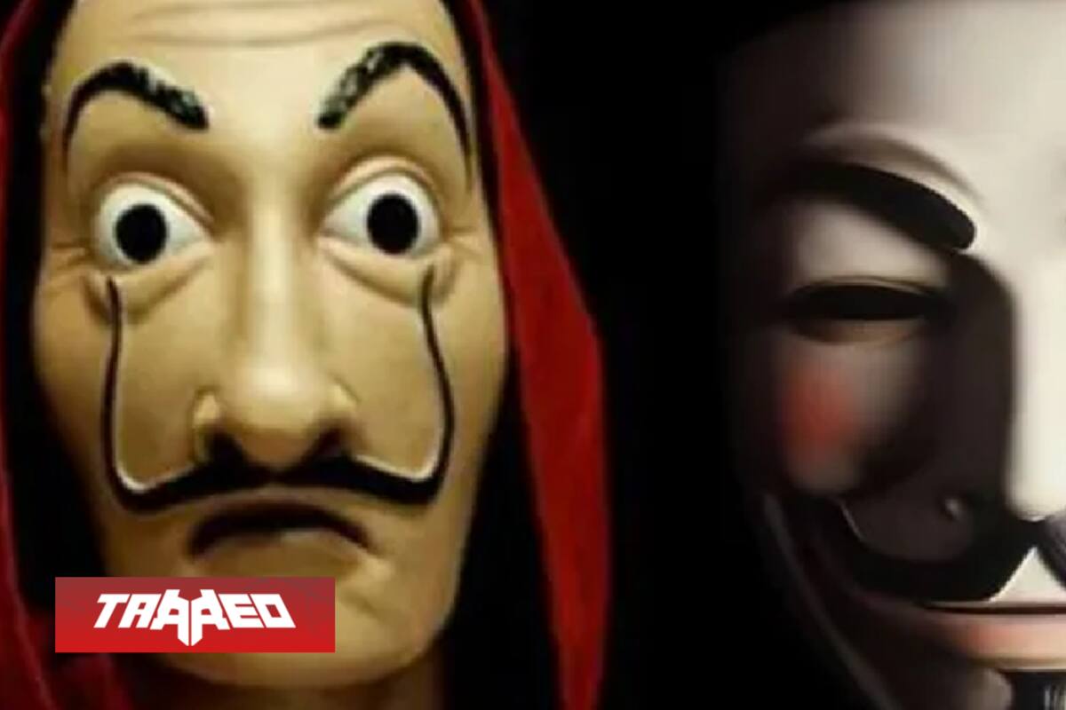 Adolescentes en Twitter creen que Anonymous copió la máscara a "La Casa de papel"