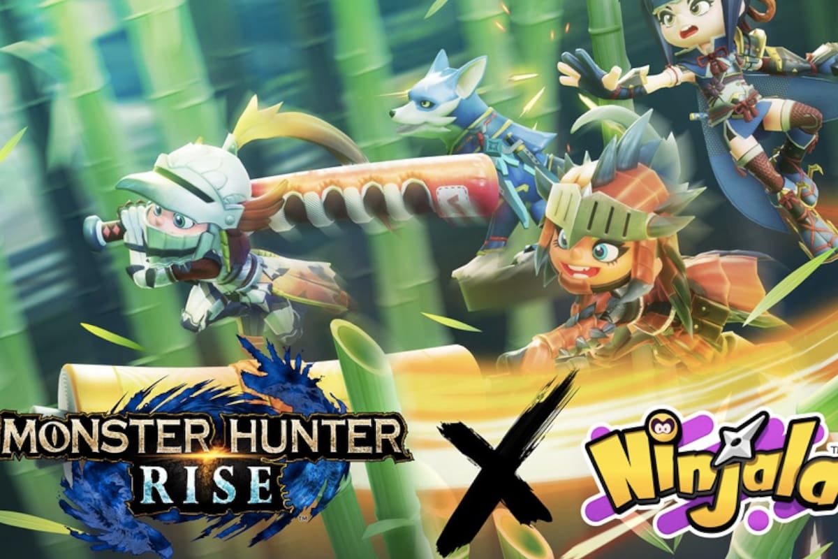 Ninjala celebrará el estreno de Monster Hunter Rise con una increíble colaboración