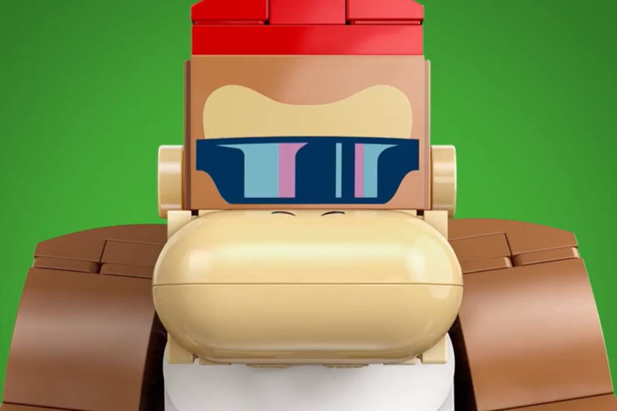 Not just Donkey Kong! There will also be LEGO of Diddy, Dixie, Cranky... and even Funky Kong!