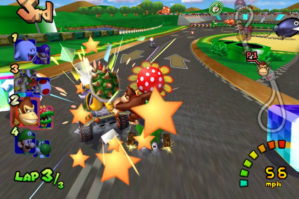 Mecánicas de Double Dash!! quizá regresen a Mario Kart