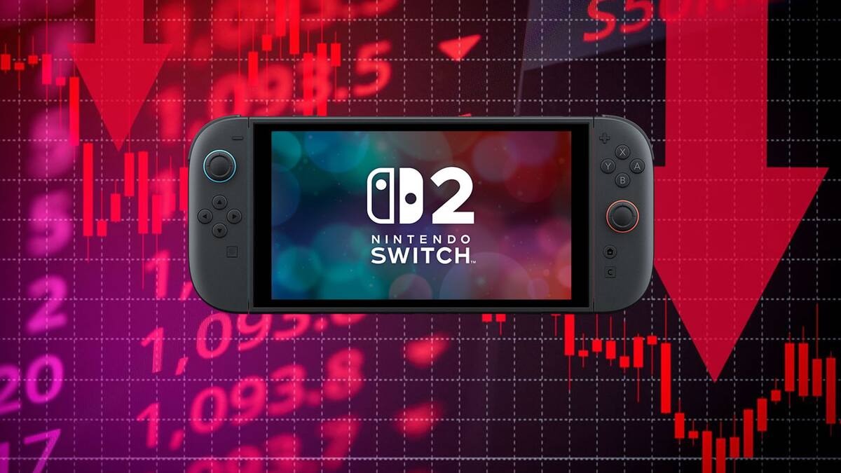 Nintendo Switch 2 acciones a la baja