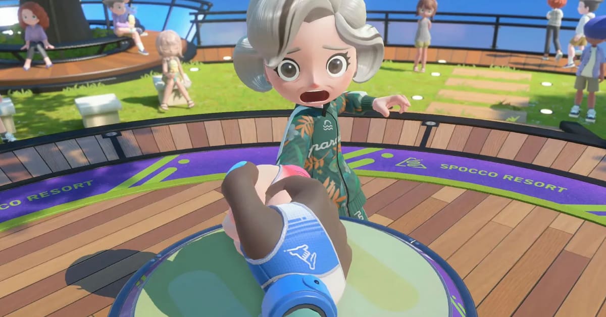 Nintendo Switch Sports Resort batalla pulgares