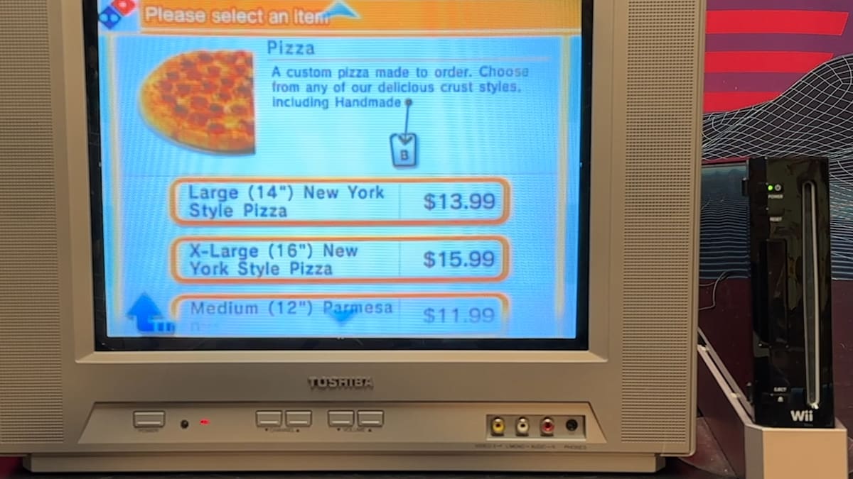 Nintendo Wii Pizza