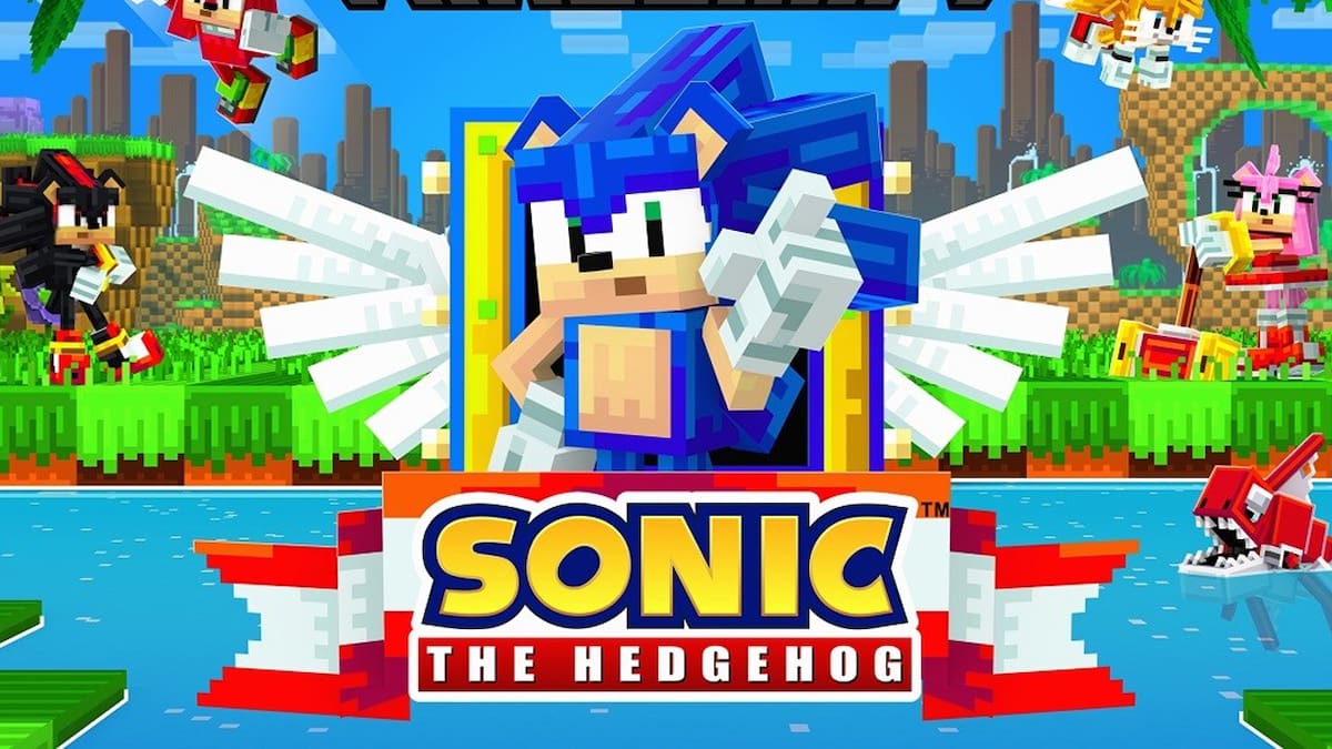 Niveles y skins inspirados en el erizo azul llegaron a Minecraft