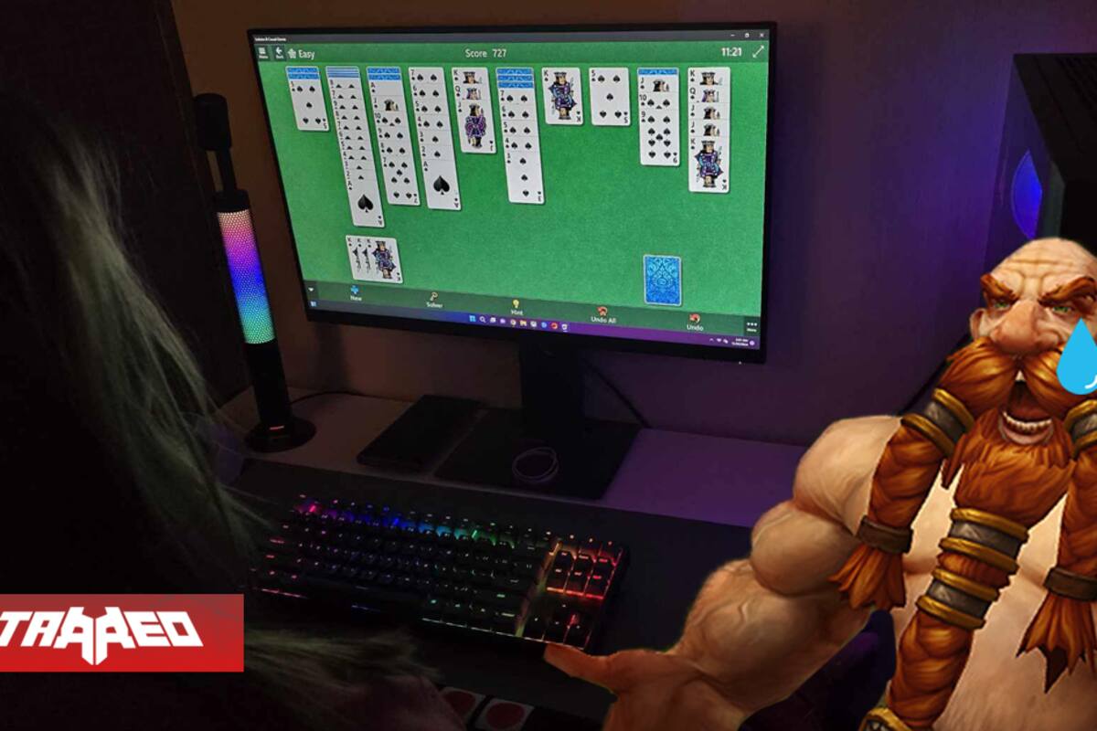 Jugador regala un PC gamer de 700 dólares a su esposa para jugar World of Warcraft, pero la descubre usando la computadora para Solitario