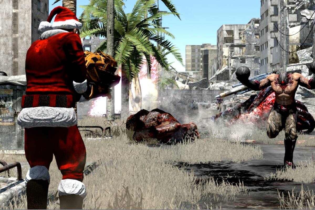 Serious Sam 3: BFE: Navidad y disparos