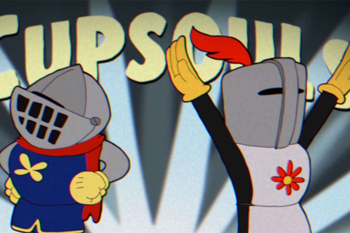 Esto sucede cuando unes Cuphead y Dark Souls