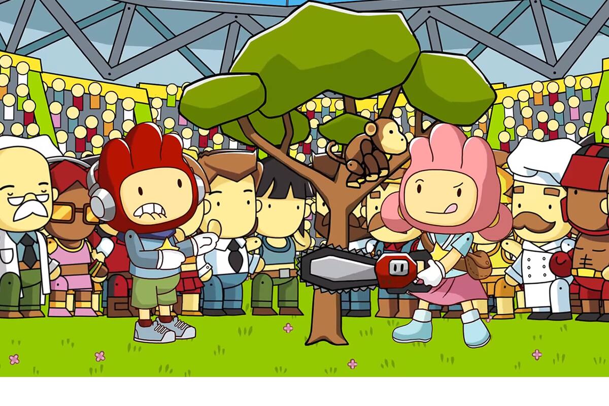 Toda esta diversión te espera en Scribblenauts Showdown