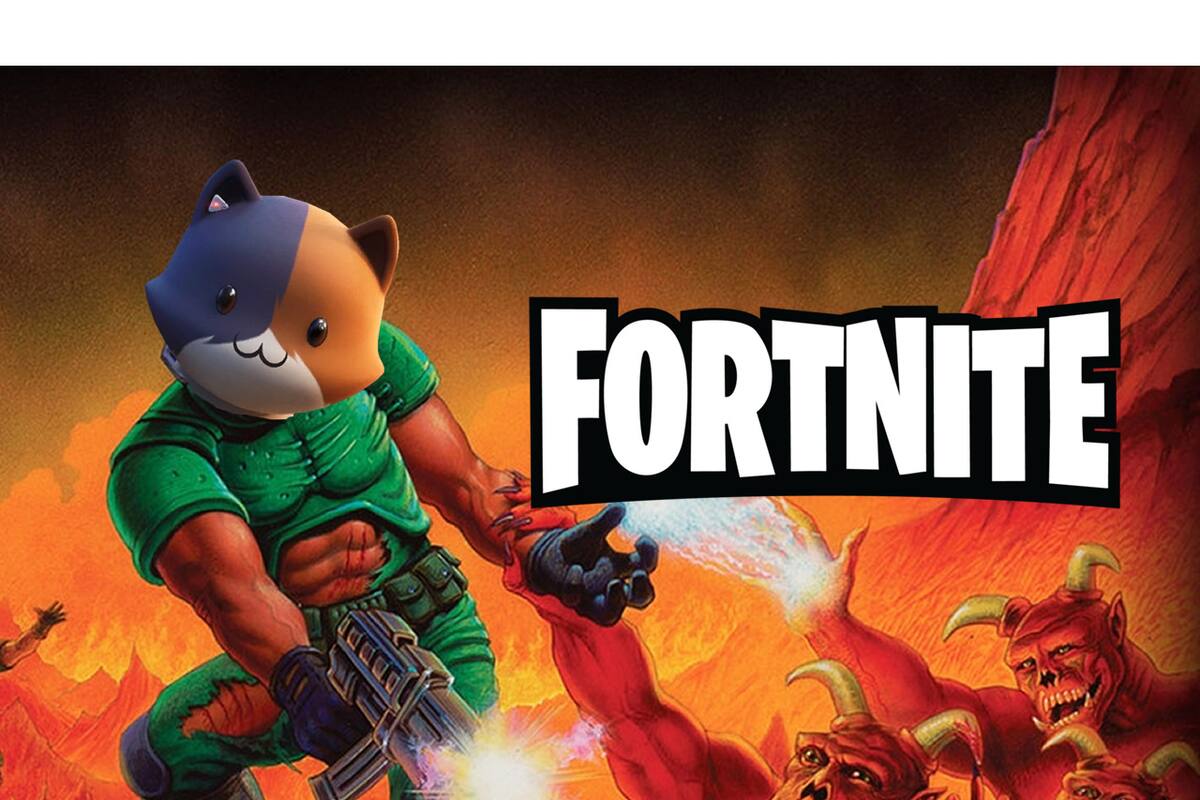 DOOM runs in Fortnite with added Battle Royale mechanics