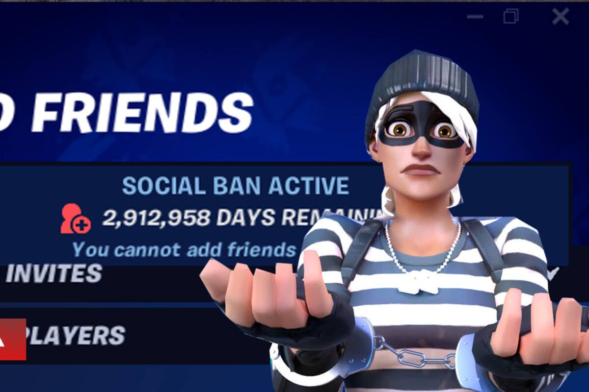 Jugador es baneado socialmente en Fortnite por casi 3 millones de días: no podrá interactuar con otros usuarios en el juego por los próximos 7980 Años
