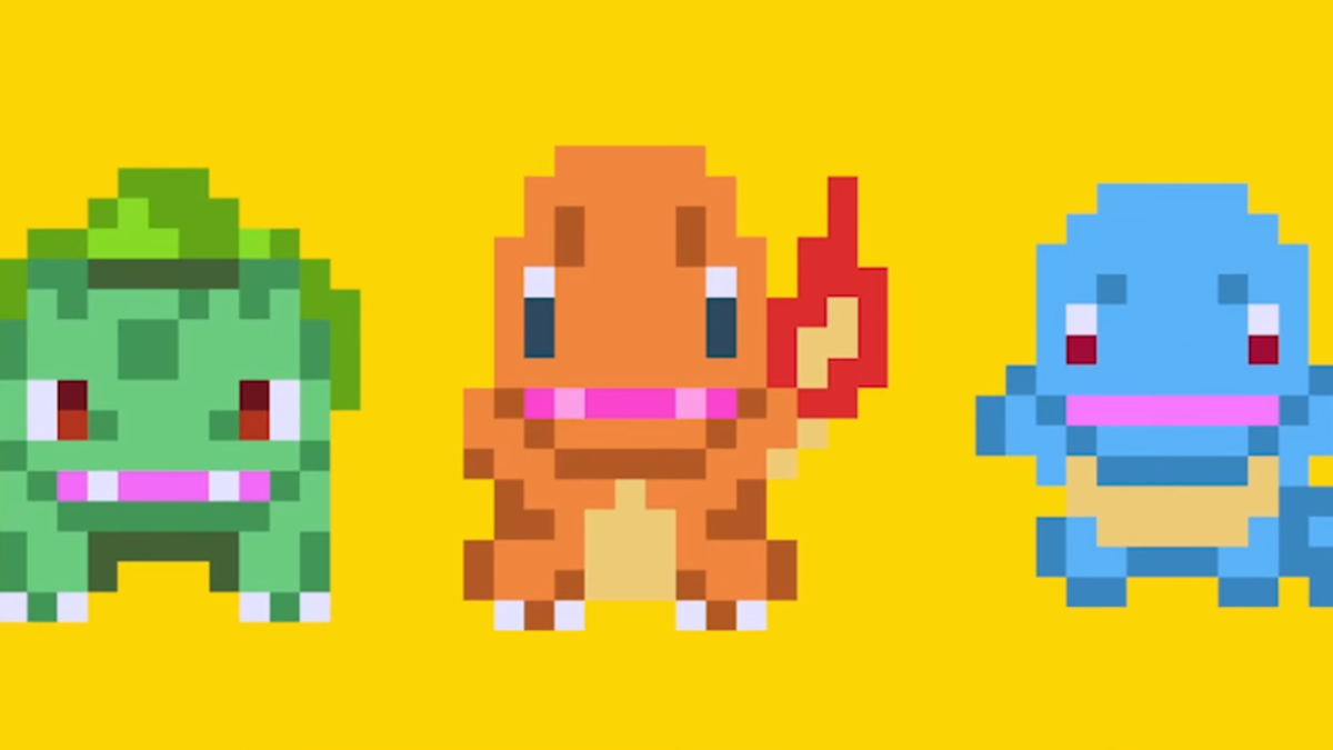Obtén los atuendos de Bulbasaur, Charmander y Squirtle