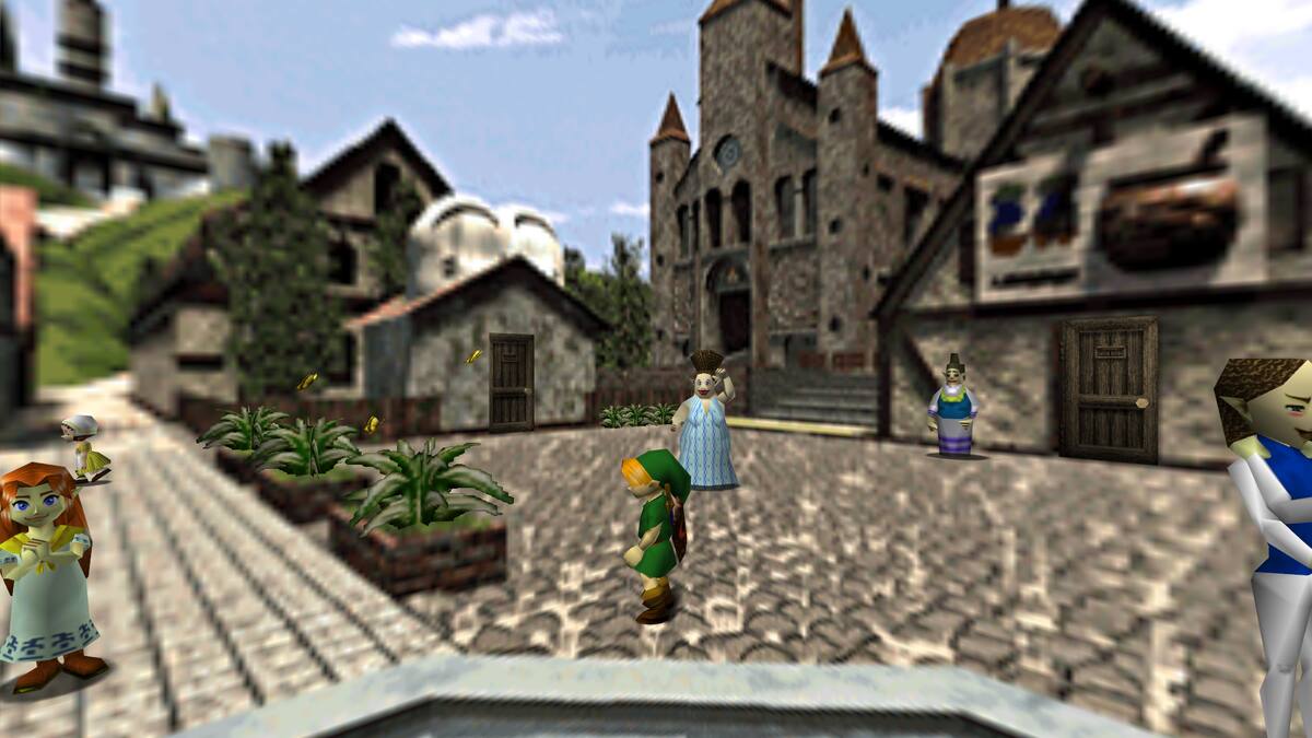 Ocarina of Time Castle Town