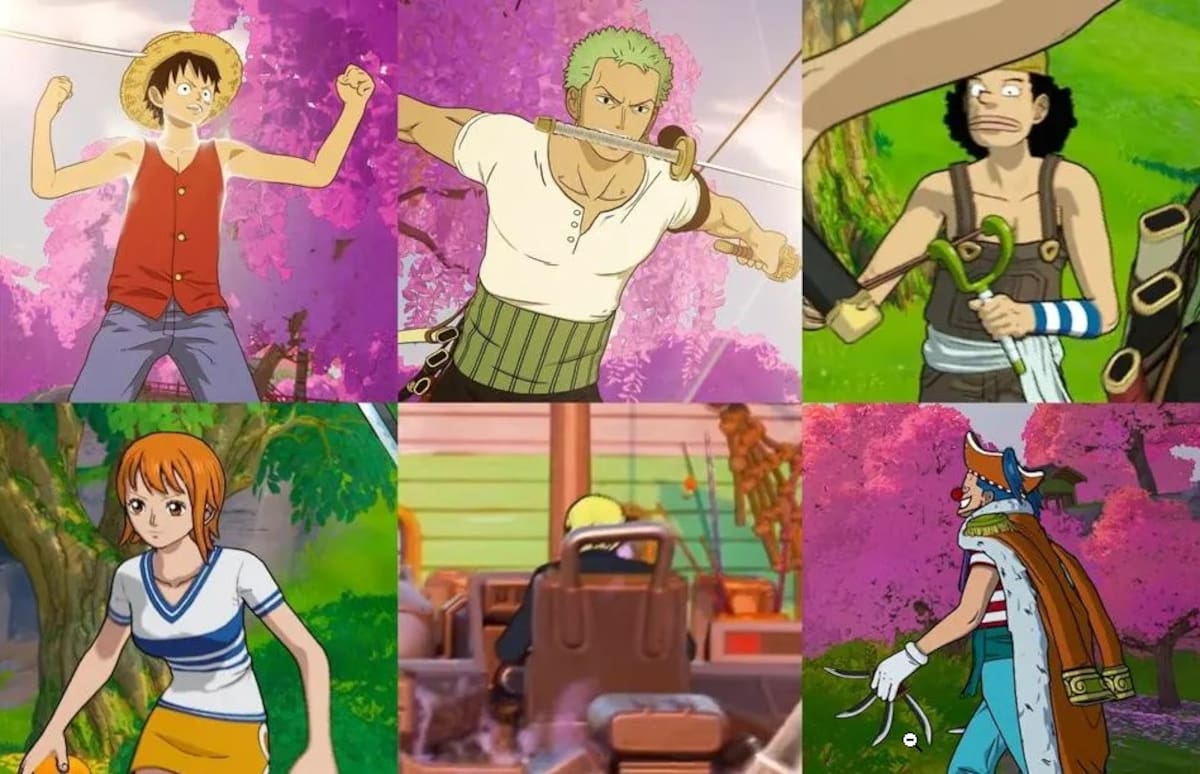 One Piece x Fortnite colaboración