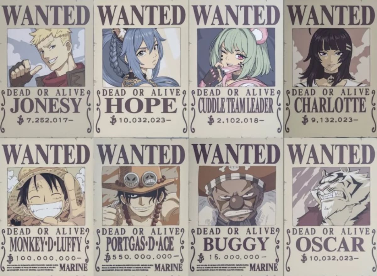 One Piece x Fortnite pósters