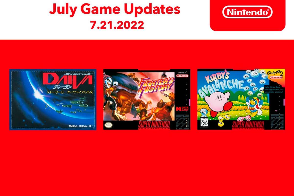Check out the new Nintendo Switch Online titles!