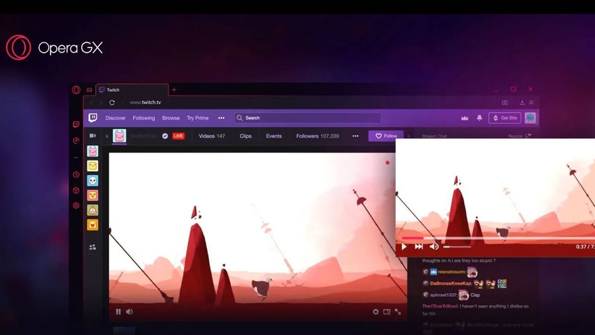 Opera GX cuenta con distintas opciones pensadas para mejorar la experiencia de juego