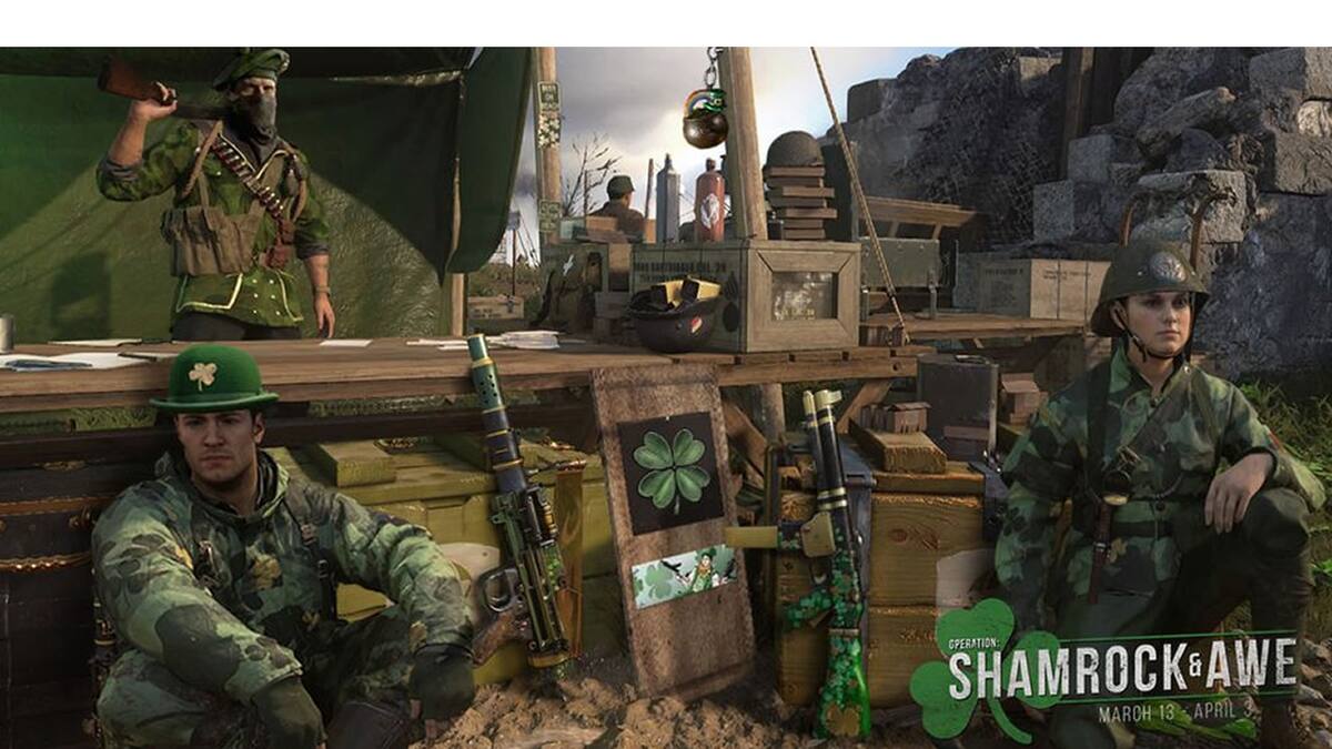 Operation Shamrock and Awe incluye armas extras y el mapa Shipment 1994
