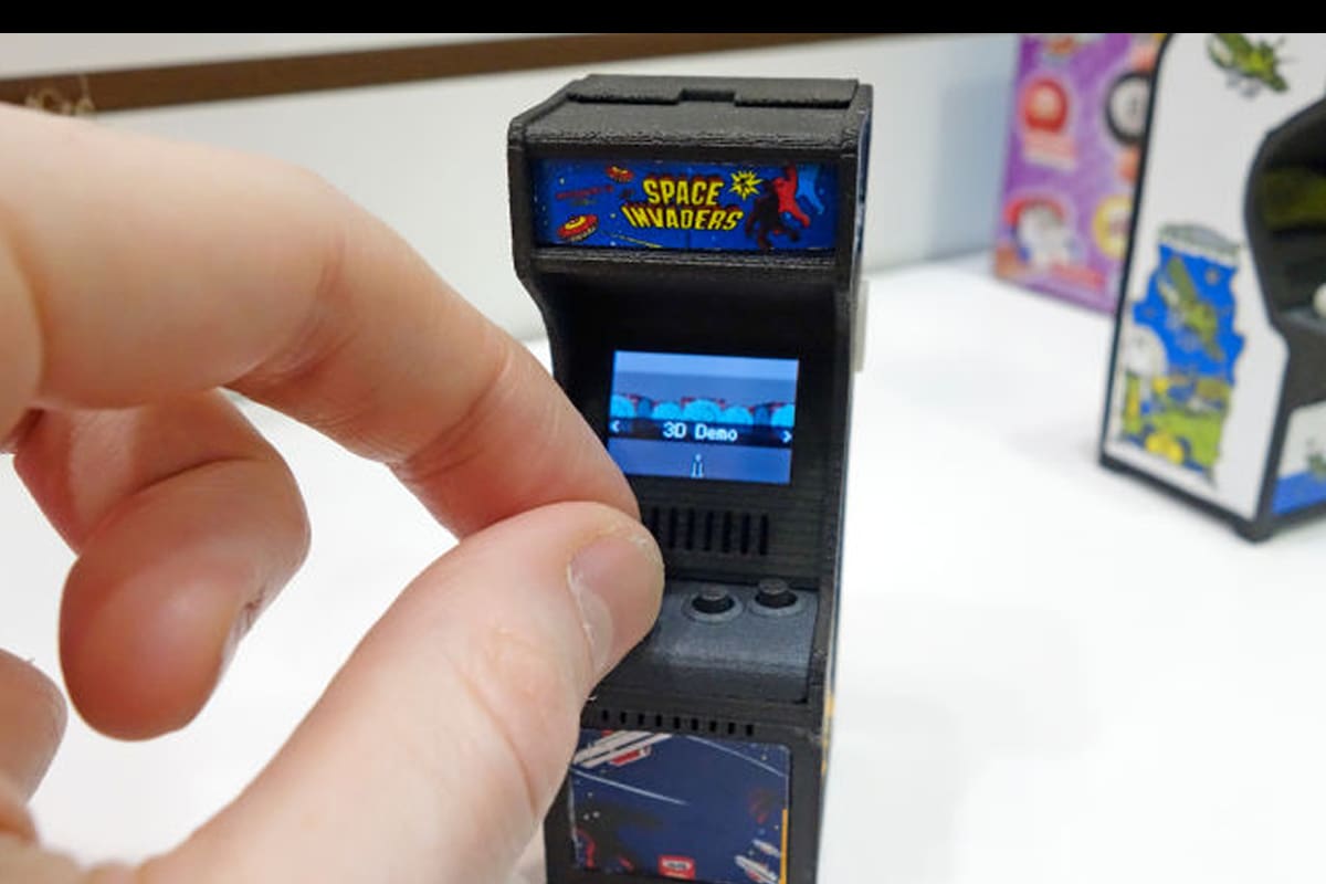 Revive la época arcade con estas miniaturas