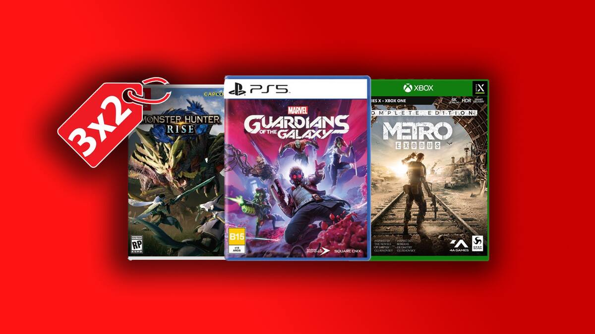 Paga 2 juegos y llévate uno de regalo, ¡así de fácil!