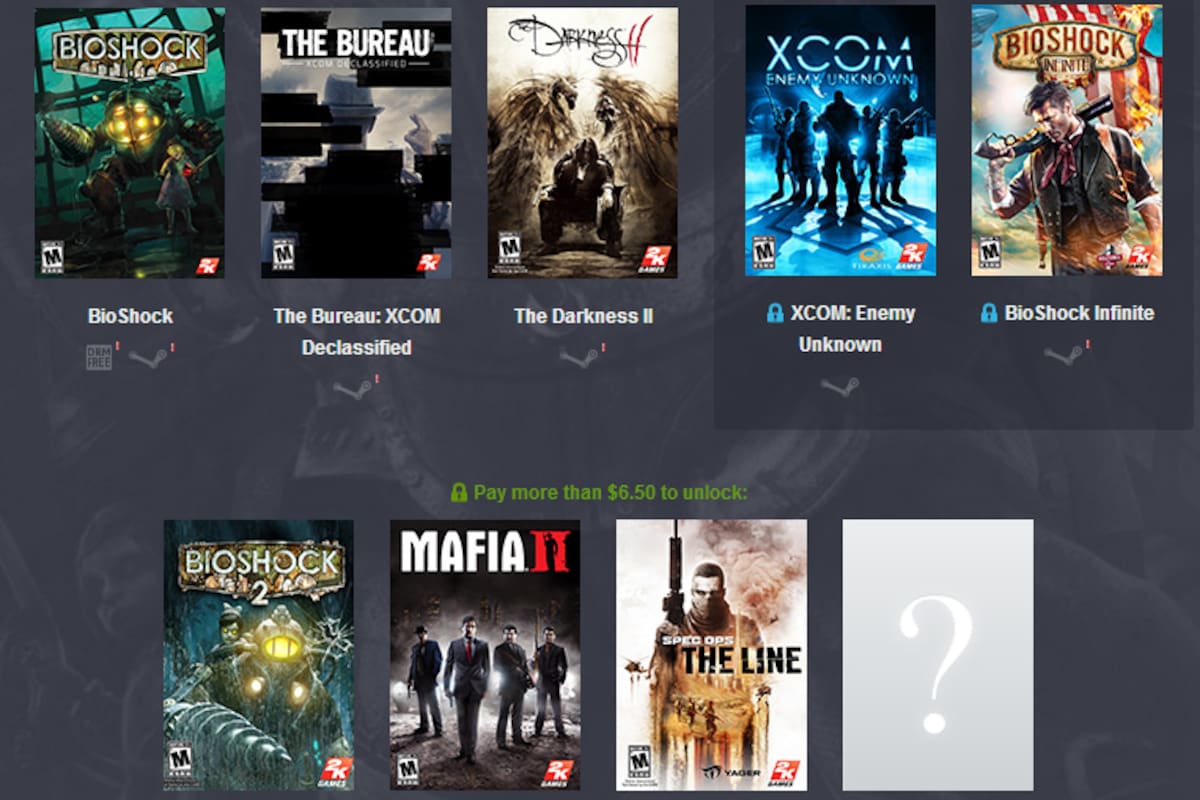 Humble anuncia bundle de 2K Games