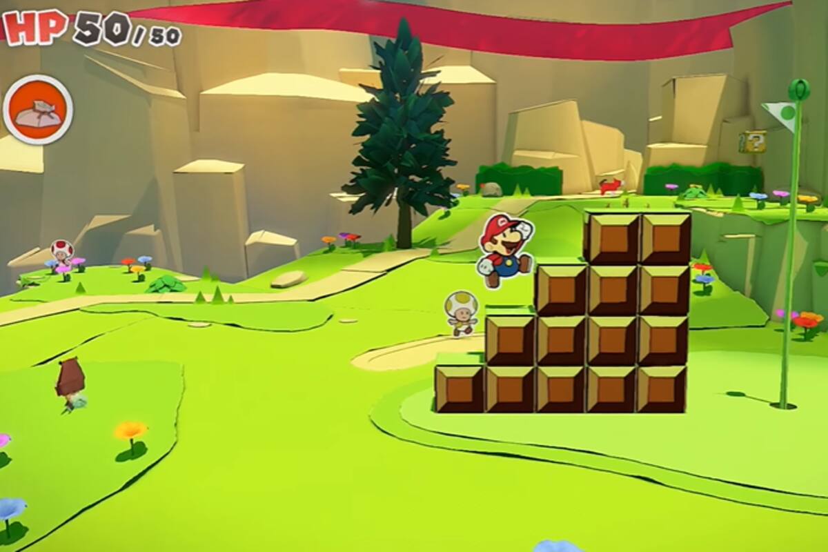 Paper Mario: The Origami King - Gameplay