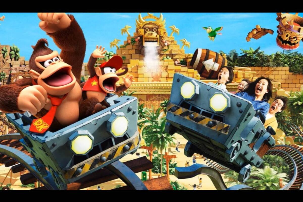 Super Nintendo World: la atracción de Donkey Kong en Japón te llevará sobre rieles “rotos”