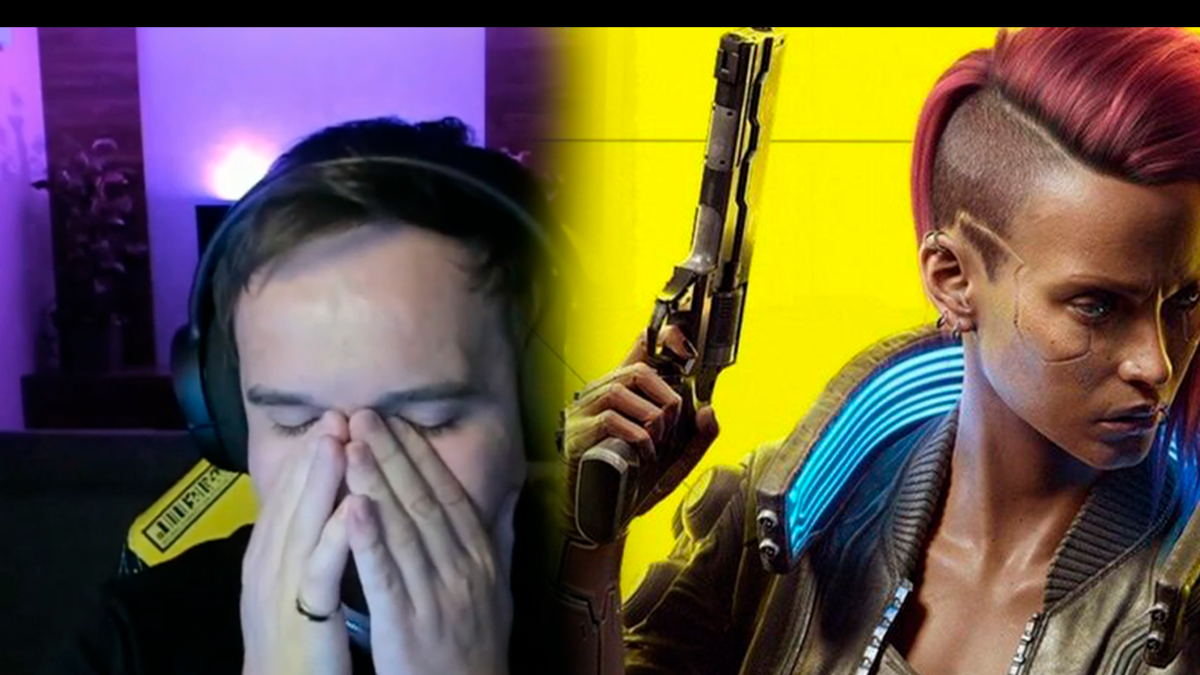 Pawel Sasko, quest director at CD Projekt RED, fought back tears in a stream