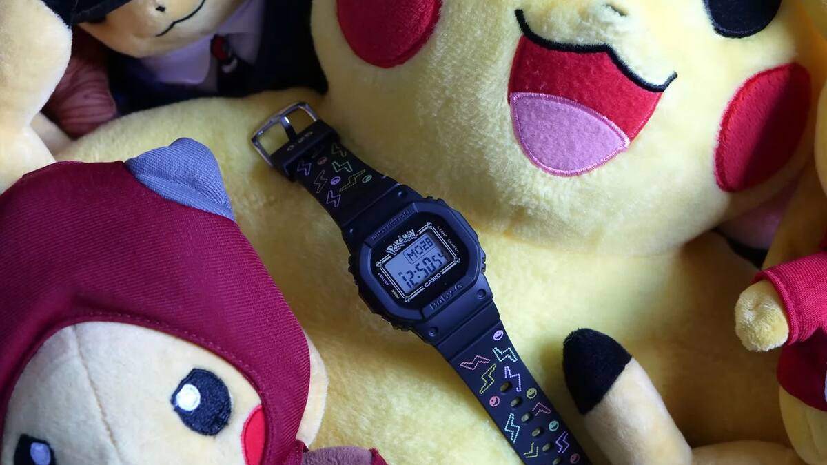 Pikachu es el encargado de celebrar los 25 años de la línea BABY-G