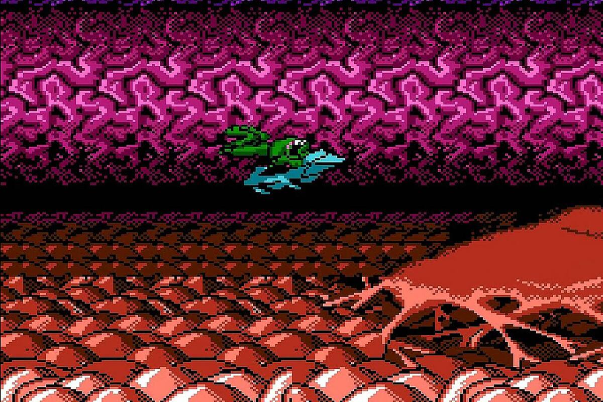 The Mexican Runner superó nivel de Battletoads con los ojos cubiertos