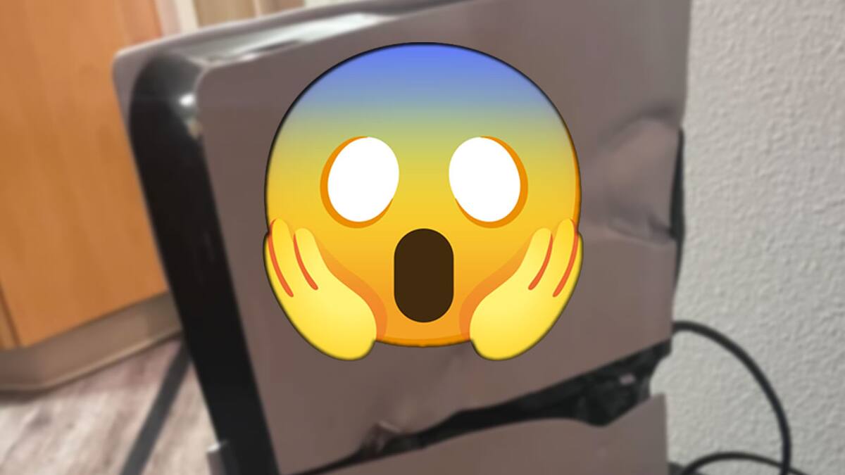 PlayStation 5 derretido