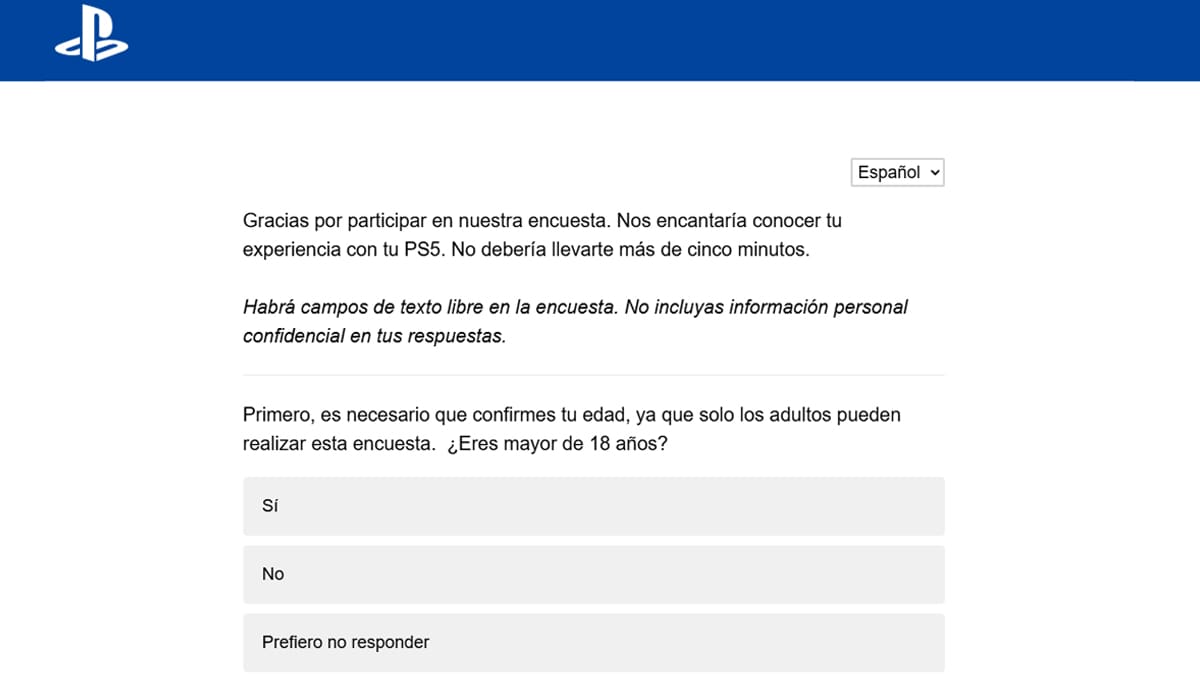 PlayStation encuesta