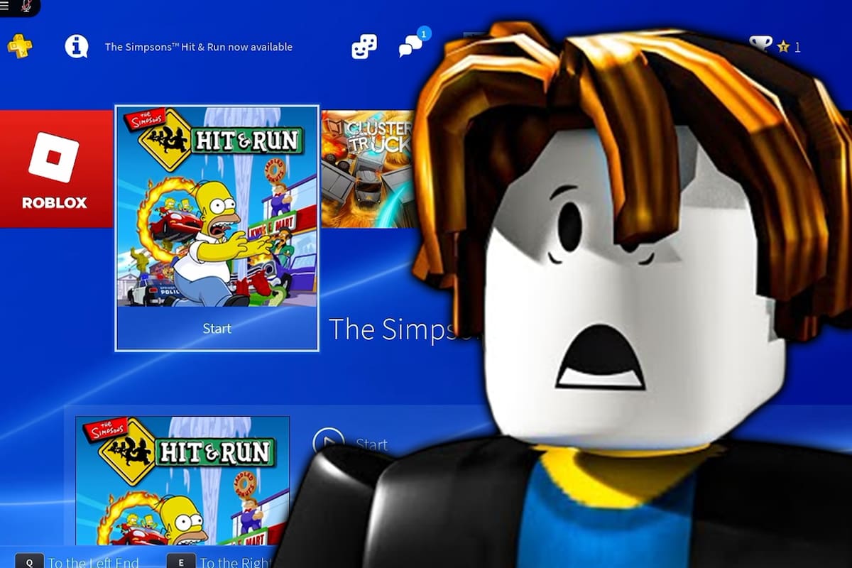 Logran llevar juegos de PlayStation a PC gracias a Roblox, e incluso ya es posible jugar The Simpsons Hit & Run, FNAF y PaRappa the Rapper