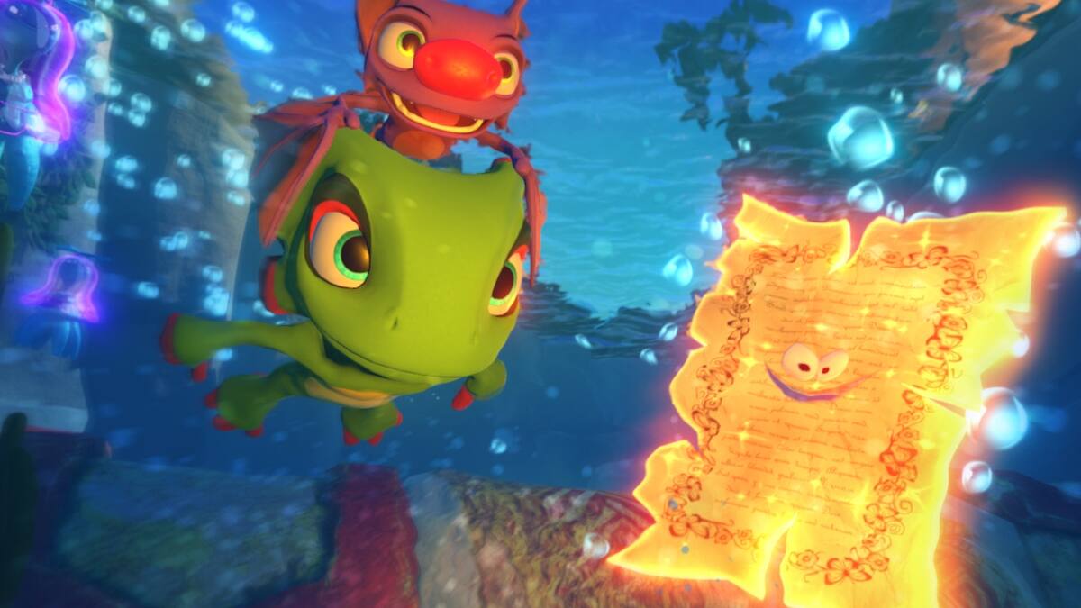 Playtonic sigue trabajando en actualizaciones para su collectathon