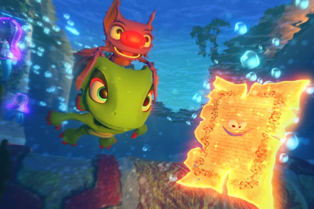 Así se ve el modo 64-bits de Yooka-Laylee