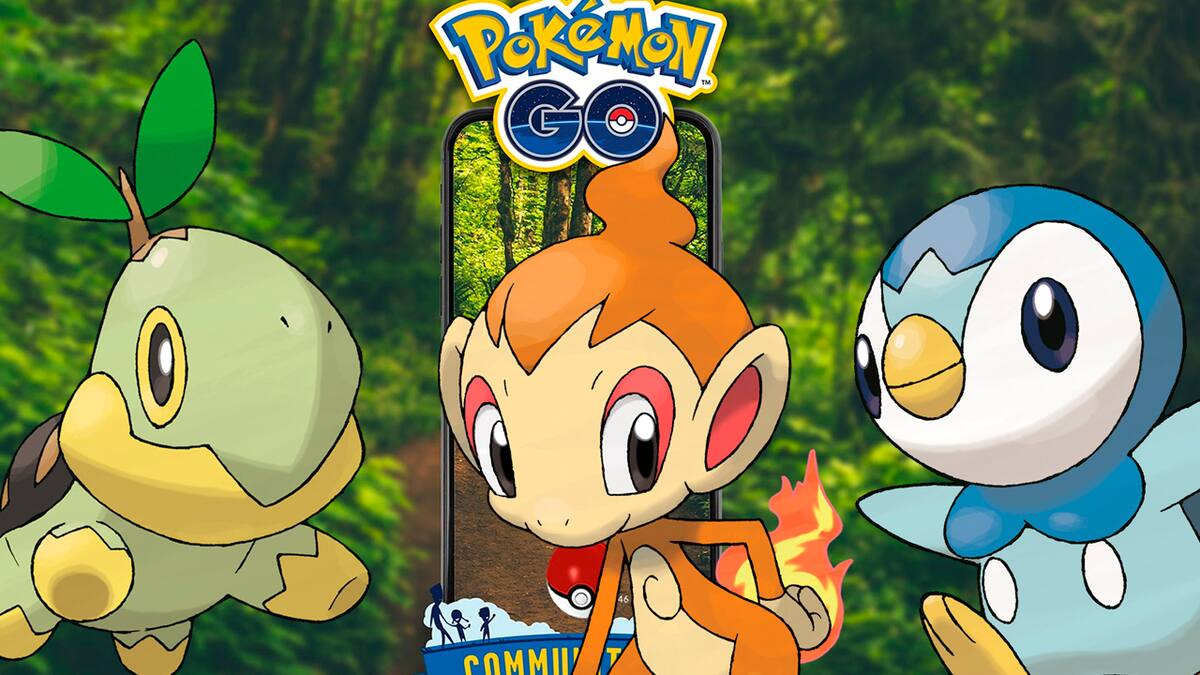 Podrás atrapar la versión variocolor de un Pokémon inicial de la región de Sinnoh por tiempo limitado